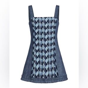 NWT Ramy Brook Wanda Denim Mini Dress Size 12